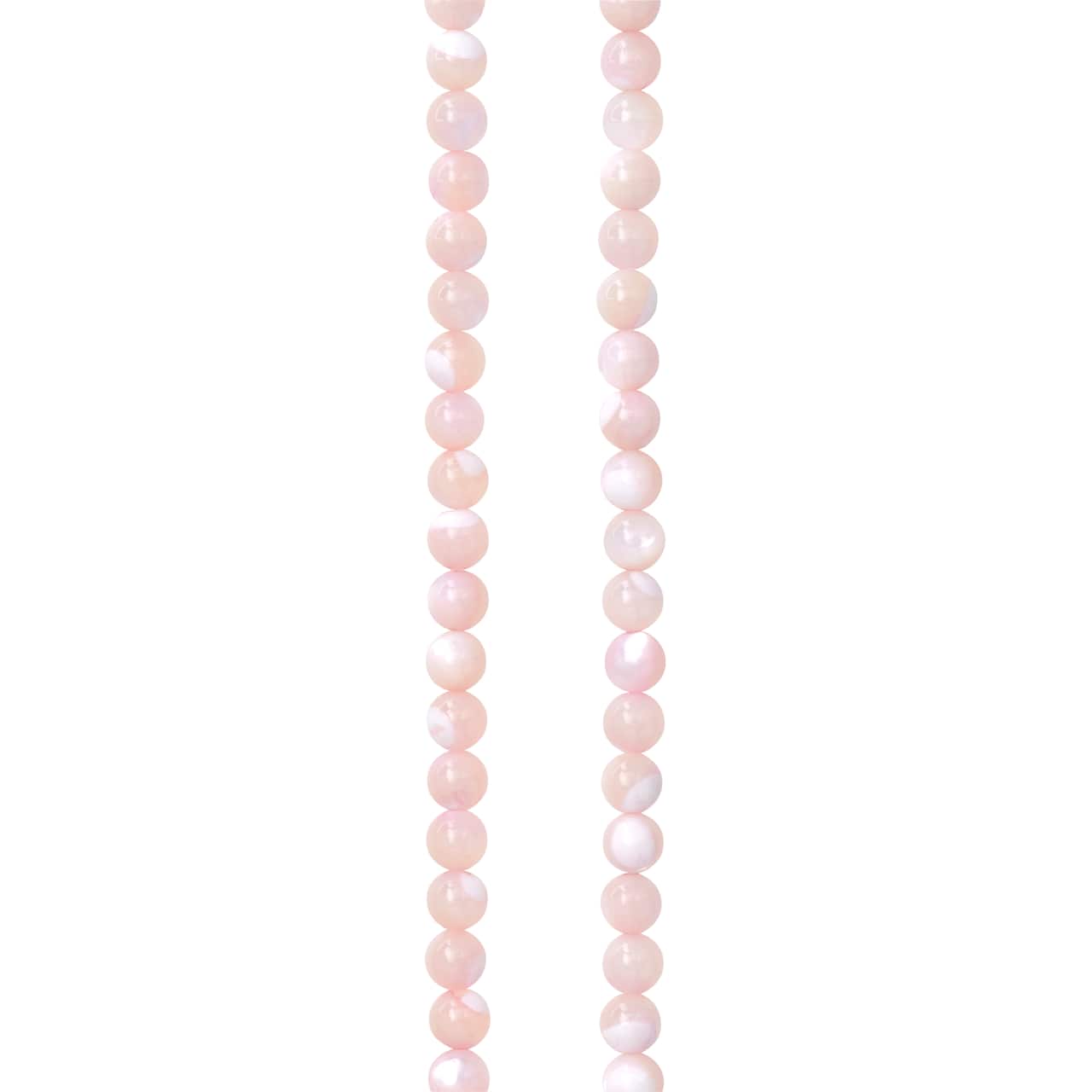 Light Pink Mother of Pearl Round Beads, 4mm by Bead Landing&#x2122;